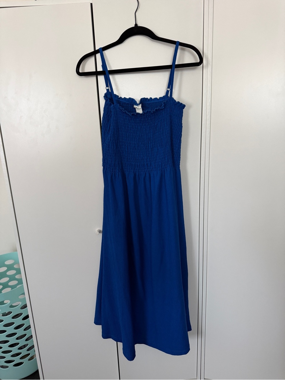 H&M Royal Blue Smocked Tube Top